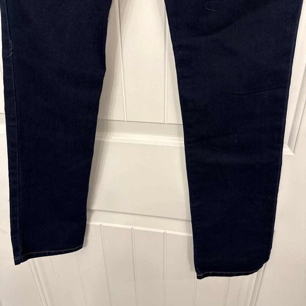 The Children's Place Girls Jeans Size 14, Skinny Dark Wash Blue Denim Button NWT